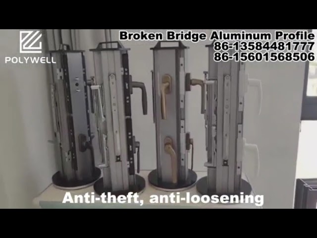 Система Windows коммерчески отечественного высокопрочного хорошего моста ригидности сломленного алюминиевая & двери