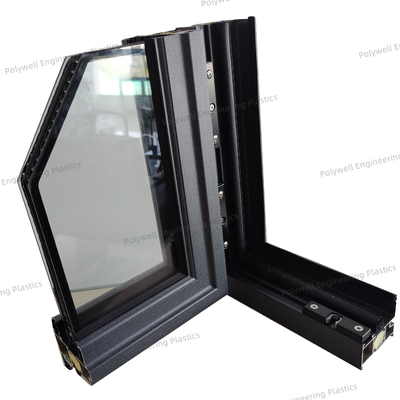 Customized Soundproof Thermal Broken Bridge Aluminum Window PVC For Commercial