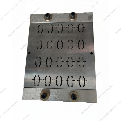 Plastic Extrusion Die For Plastic Moulding Extruded Thermal Break Pipe Mold Die for PA Broken Bridge Strips Making Line