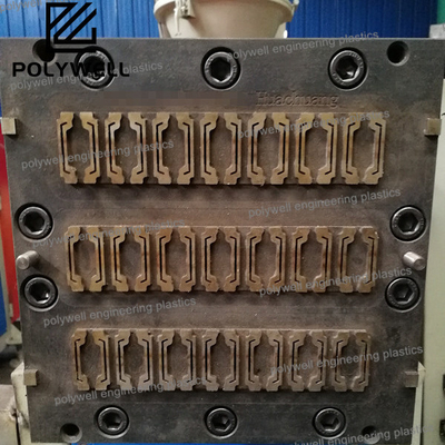 Steel Mold For PA66GF25 Profile Plastic Extrusion Customized Tool For Polyamide Strips
